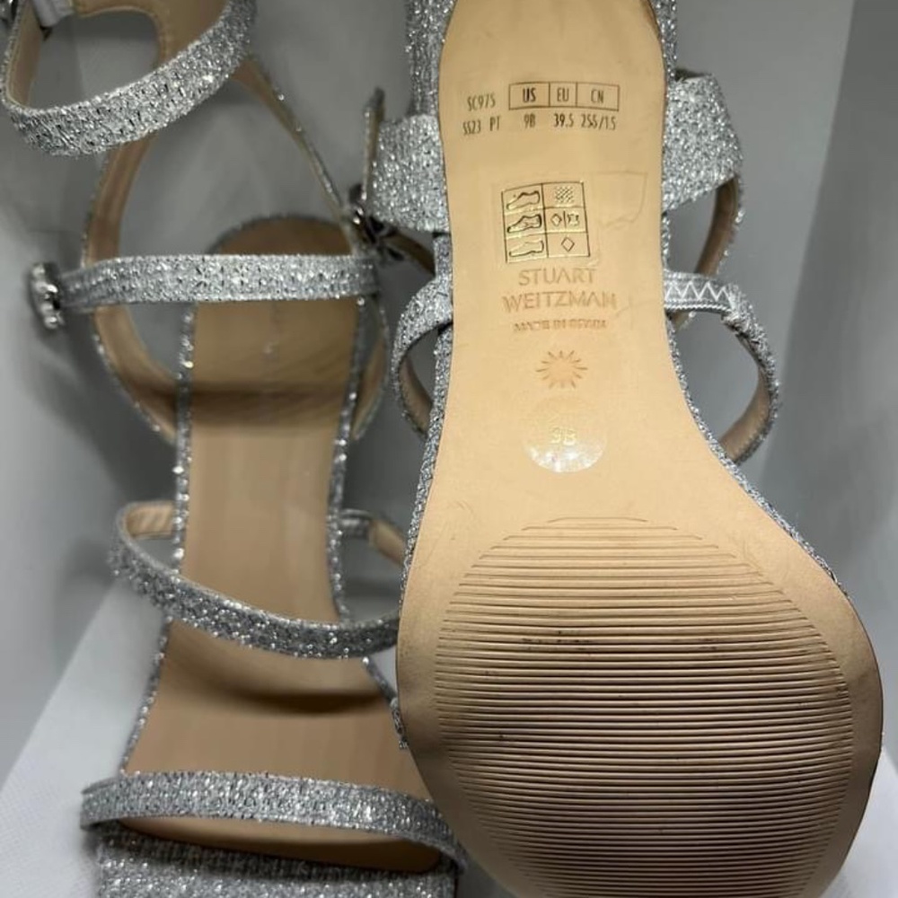 Stuart Weitzman Glitter Heels